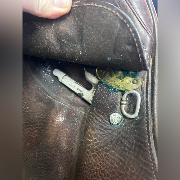 Crosby England Olympic Works Saddle - Picture 5 of 8